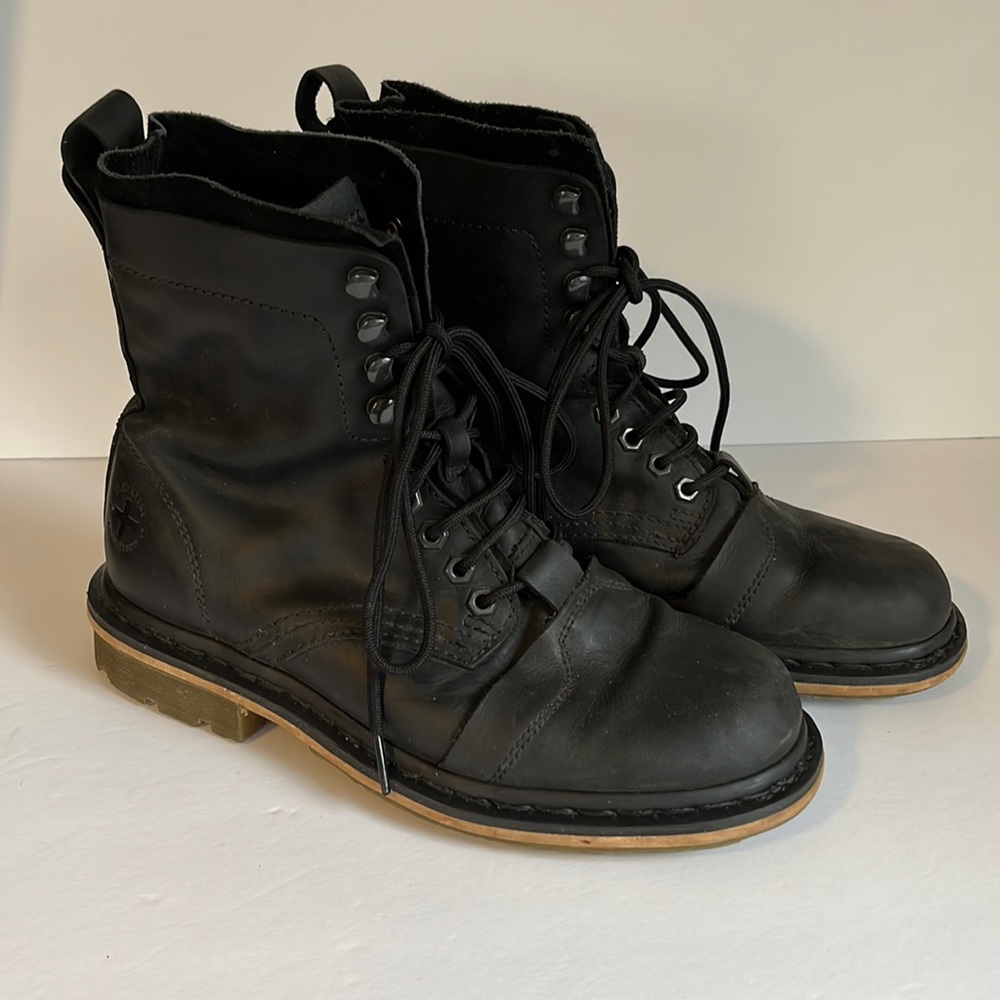 Dr. Martens lace-up combat boot